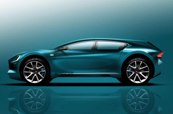 A Bugatti második termékcsaládjának lehetséges tagja