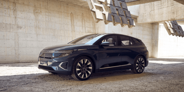 Elektromos Byton M-Byte SUV szemből
