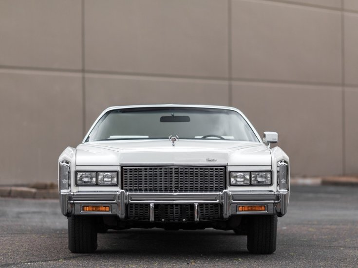 1967 Cadillac Eldorado, fehér, kabrió, elölnézet