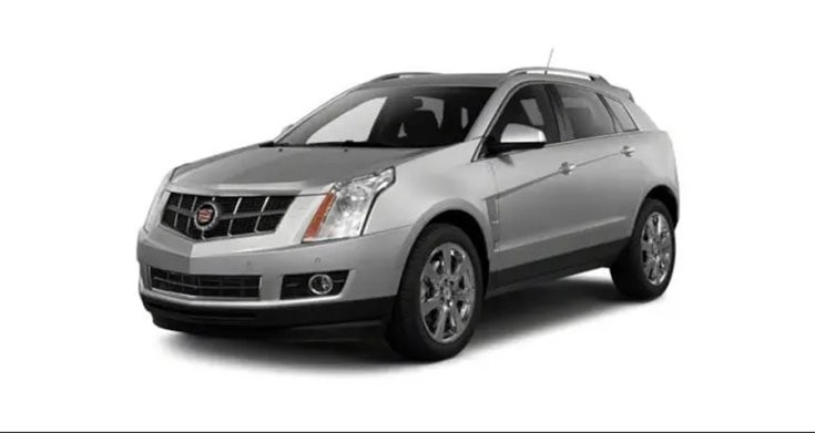 A 2010-es Cadillac SRX elölről fotózva
