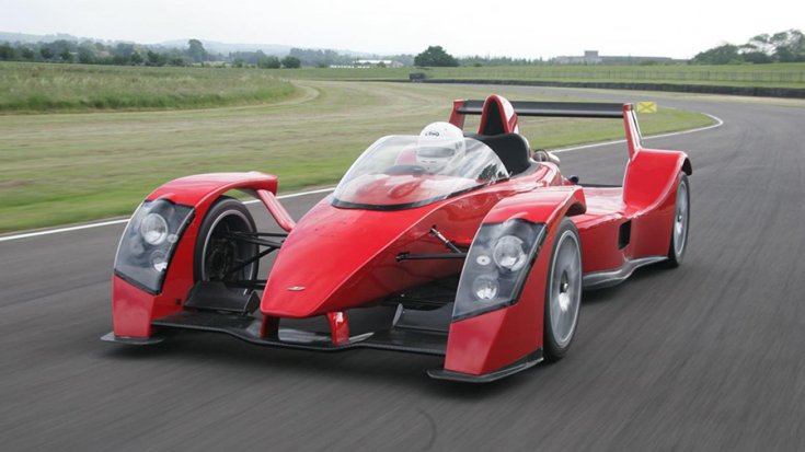 Caparo T1 menet közben