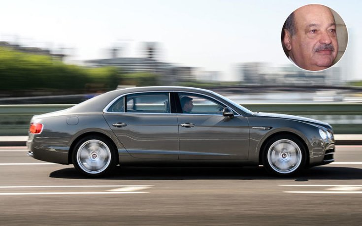 Carlos Slim techmogul autója egy Bentley Continental Flying Spur