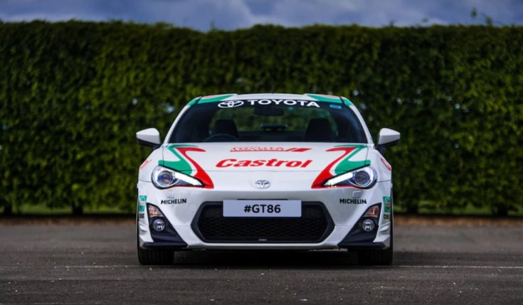 Toyota GT86 versenyautó a Castrol Celica GT-4 WRC mintájára