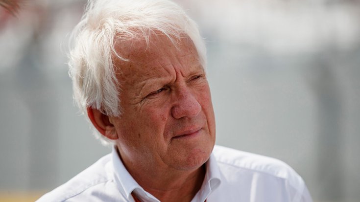 Charlie Whiting portréja közelről