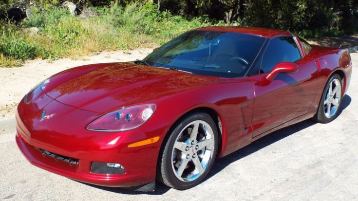 Chevrolet corvette C6 szemből