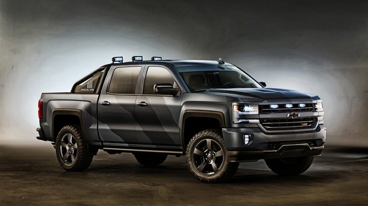 Chevrolet Silverado oldalról