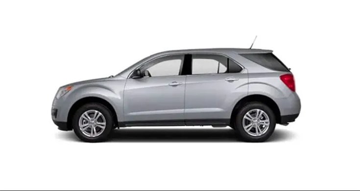 A 2010-es Chevrolet Equinox/GMC Terrain oldalról fotózva