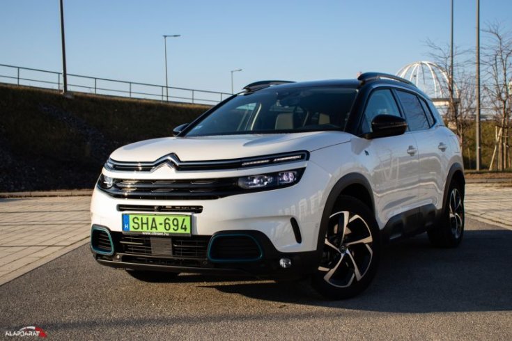 Citroen C5 Aircross phev teszt alapjárat