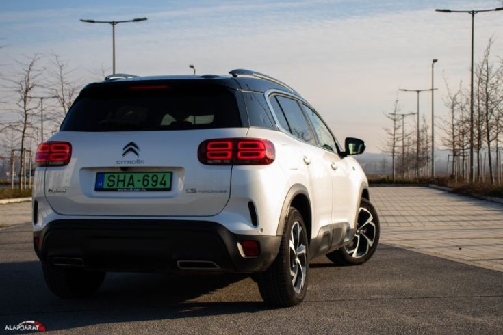 Citroen C5 Aircross phev teszt alapjárat