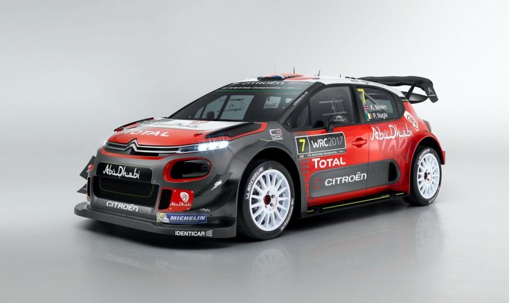 Citroen WRC szemből