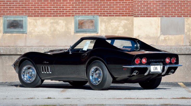 Corvette L88 coupé hátulja
