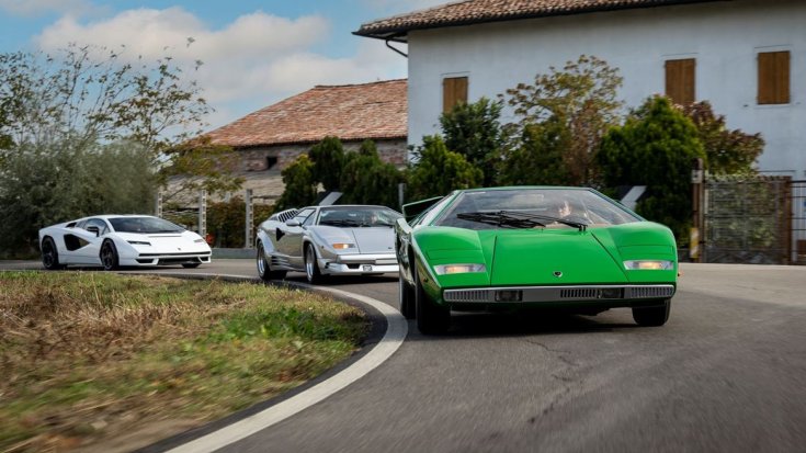 Lamborghini Countach-konvoj