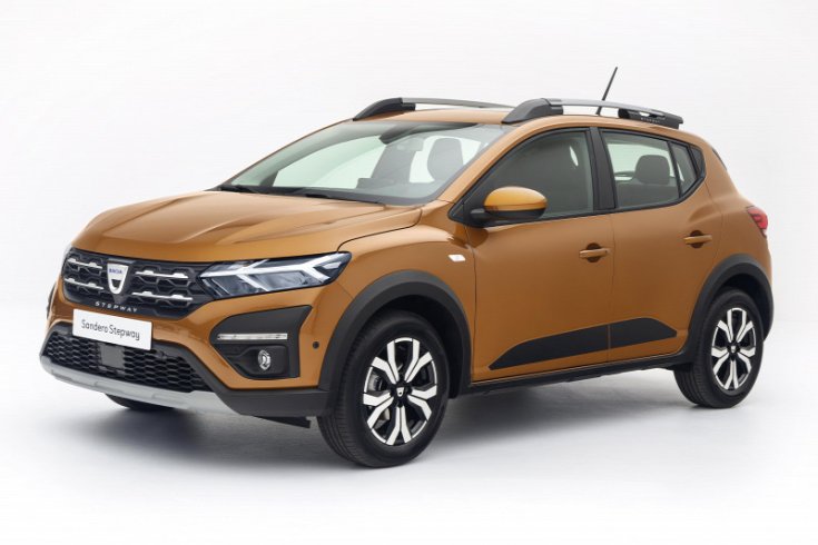 Új Dacia Sandero Stepway modell féloldalról