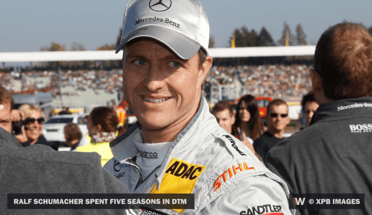Ralf Schumacher egy DTM futam előtt