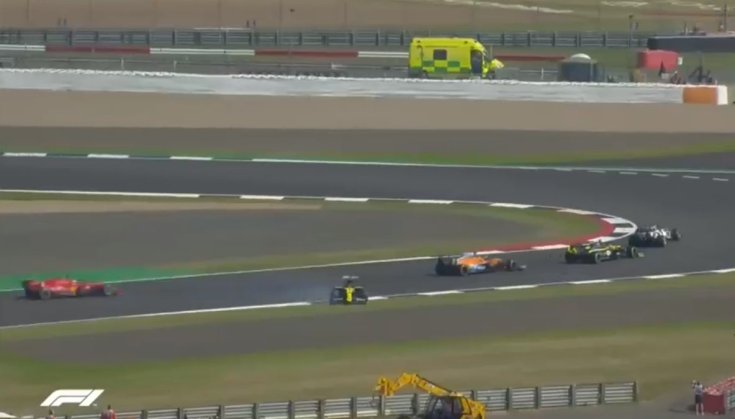 Daniel Ricciardo megpördülése