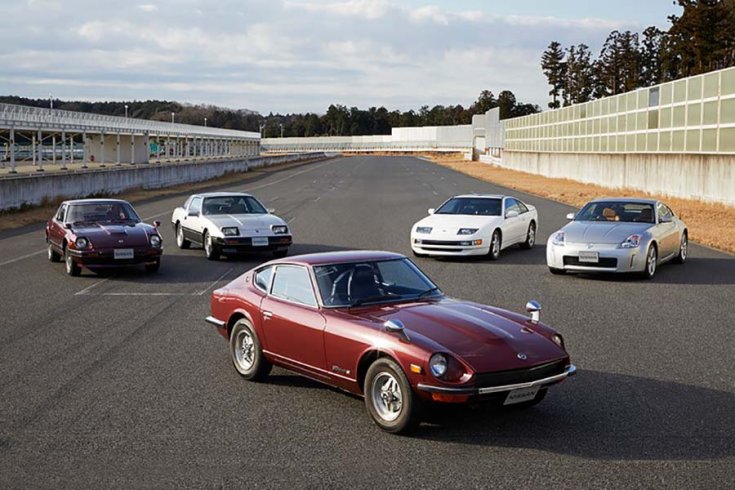 Datsun/Nissan Z széria családtagjai szemből
