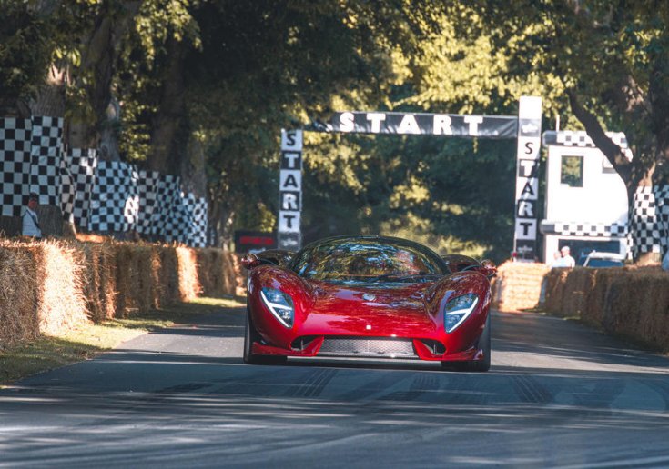 De Tomaso P72 Edition a 2019-es Goodwood fesztiválon