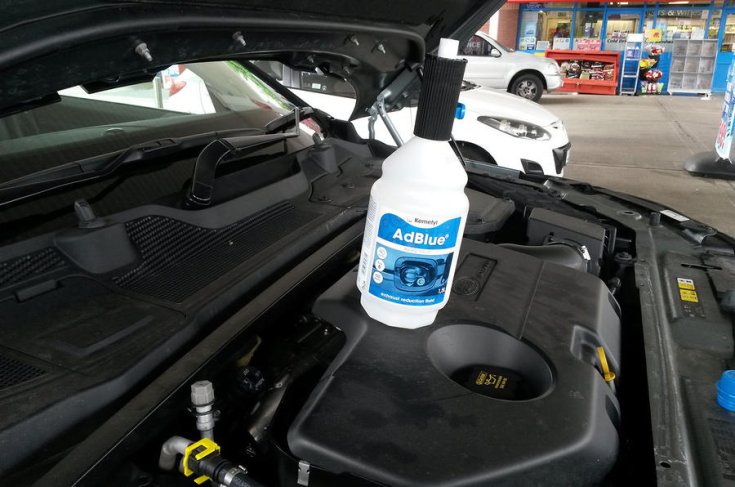 Dízelmotor AdBlue adalékkal