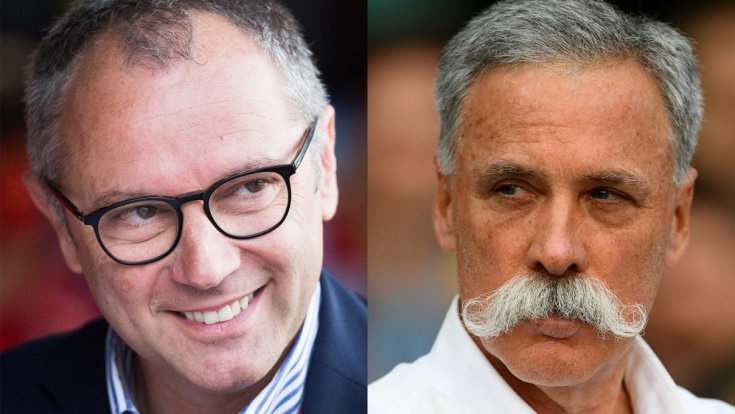Stefano Domenicali és Chase Carey