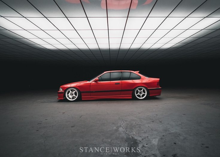 BMW E36 M3 tuning oldalról