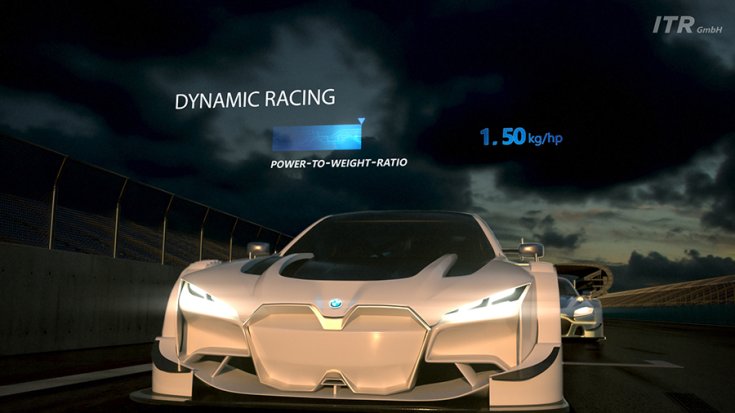 Egy elektromos BMW koncepció szemből