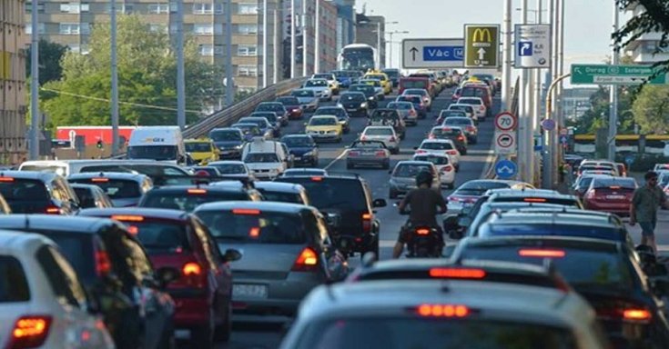 Reggelente sok a dugó Budapesten