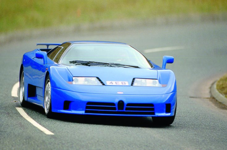 Bugatti 4EB menet közben
