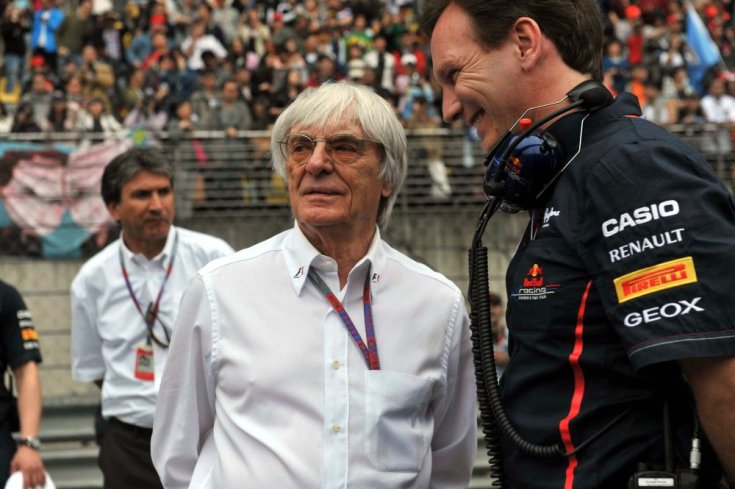 Ecclestone és a Red Bull csapatfőnöke, Christian Horner