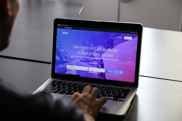 ECDH autómenedzselő honlap - online autókezelés