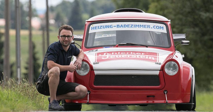 Ronny Urland Honda motoros Trabant 601S-je