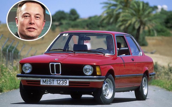 Elon Musk BMW 320i