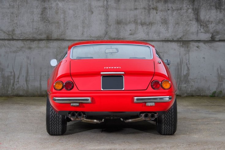 1972 Ferrari 365 GTB/4 Daytona hátulról