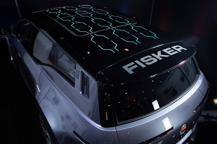 A Fisker Ocean napelemei