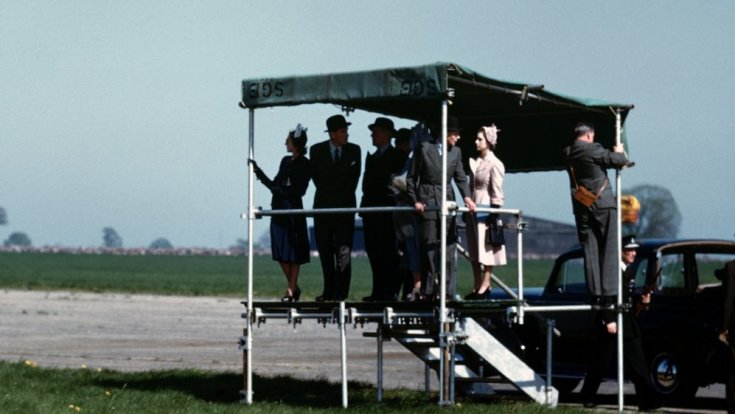 A brit királyi család is kilátogatott az 1950-es Brit Nagydíjra