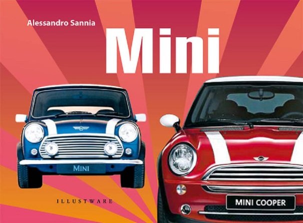 veterán autós könyv borítója, Alessandro Sannia, Mini c. könyve, fedőlap képe