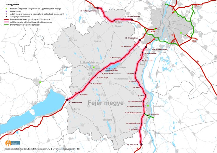 Fizetős és ingyenes magyar útszakaszok 2021-ben | Alapjárat