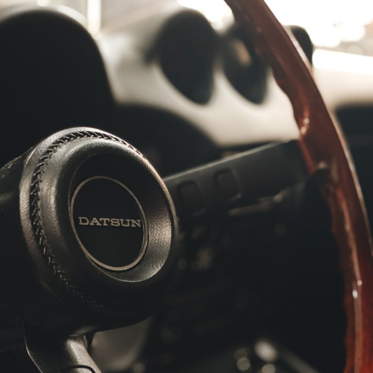 Datsun S30 fa kormánykerék középrész felújítva