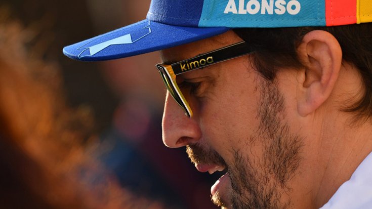 Fernando Alonso oldalról