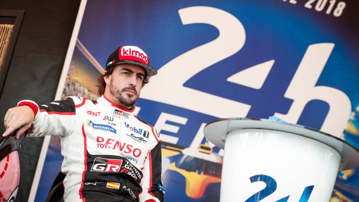 Fernando Alonso a Le Mans-i 24 órás versenyen