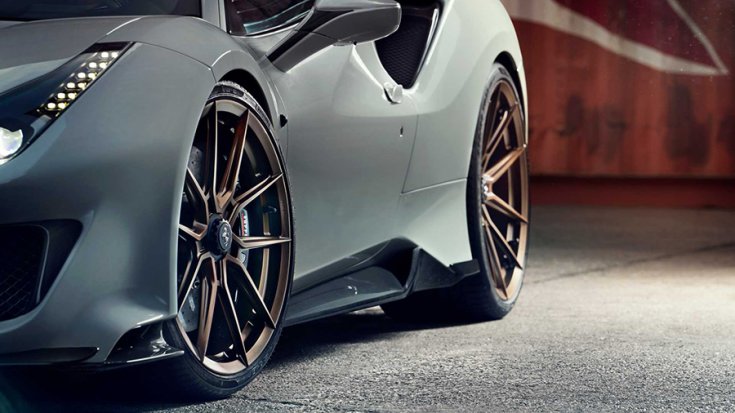 A Ferrari 488 Pista Novitec elölről