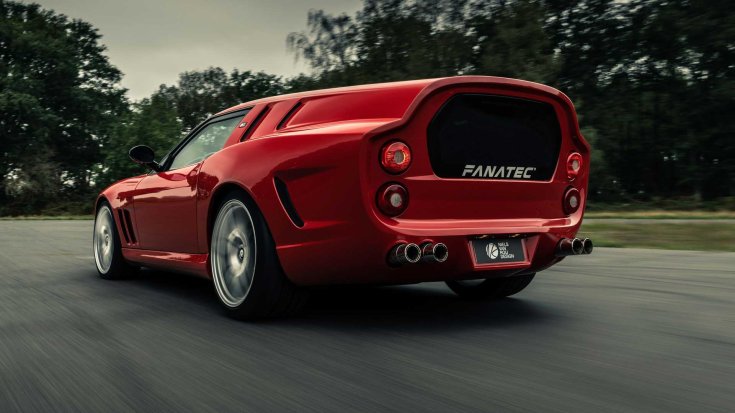 Ferrari Breadvan Hommage hátulról