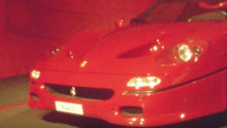 Ferrari F50 eleje a múzeumban