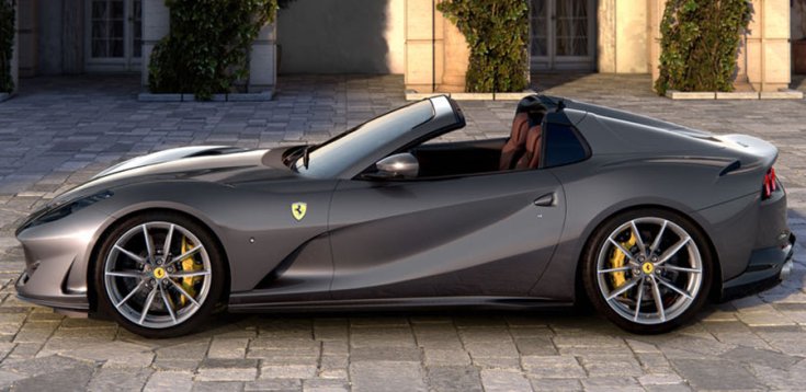 Ferrari 812 GTS oldalról