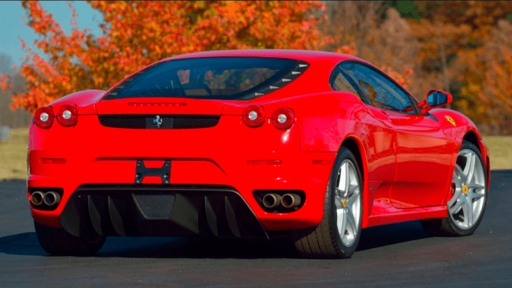 Ferrari F430 F1 hátulról