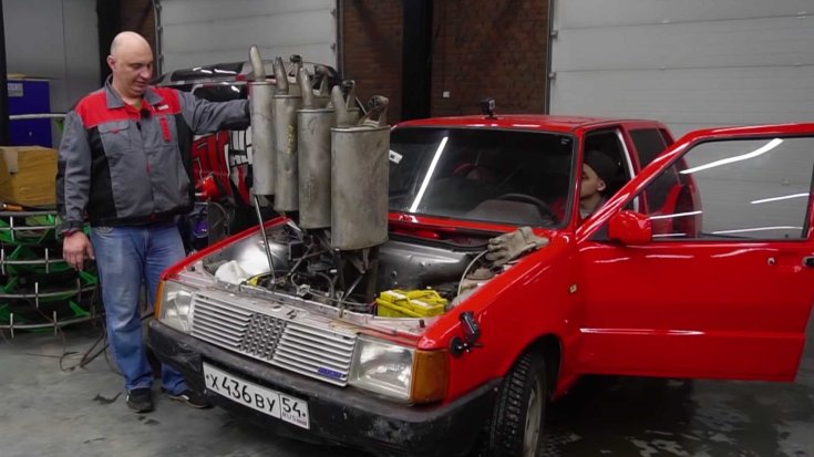 Garage 54 Fiat Uno hengerenkénti kipufogódobbal