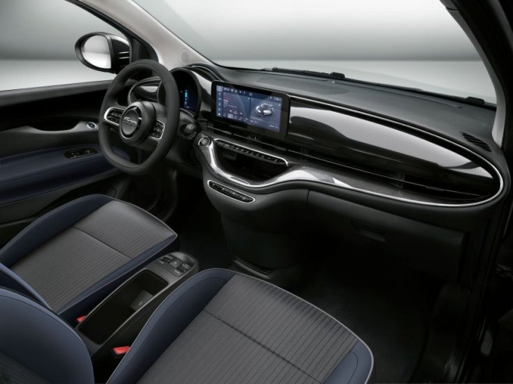 Elektromos fiat 500 interior