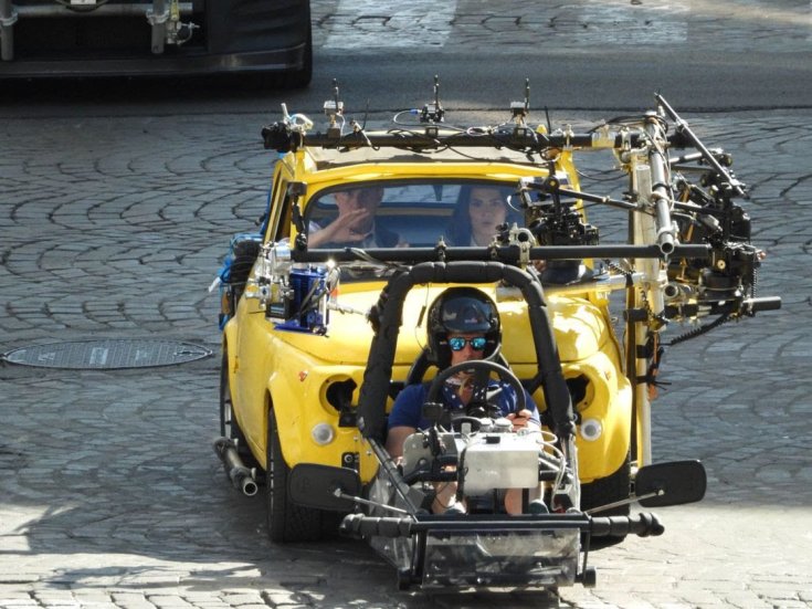 A Mission Impossible 7 forgatásán használt Fiat 500-as