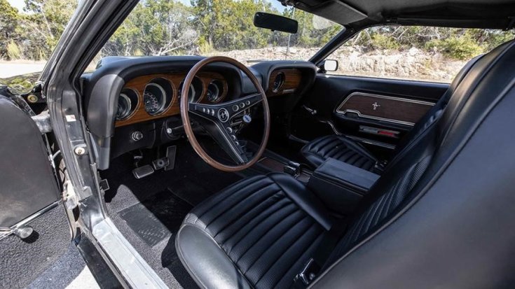 A Ford Mustang 429 belső tere