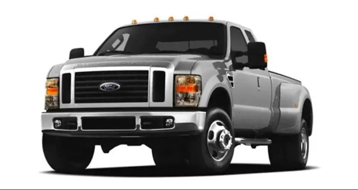 Ford F350 elölről fotózva