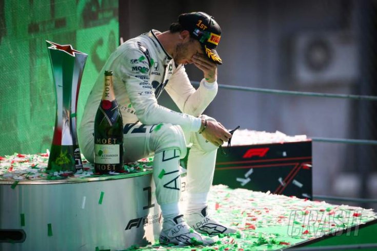 Pierre Gasly a dobogón
